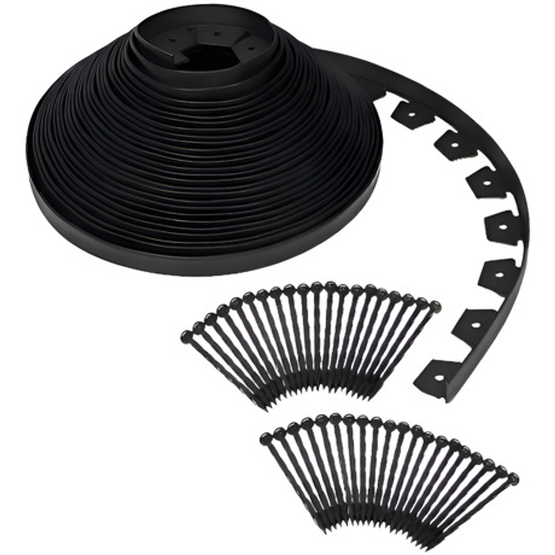 Limitador De Jardín Separador De Césped Verde O Negro 10m 1