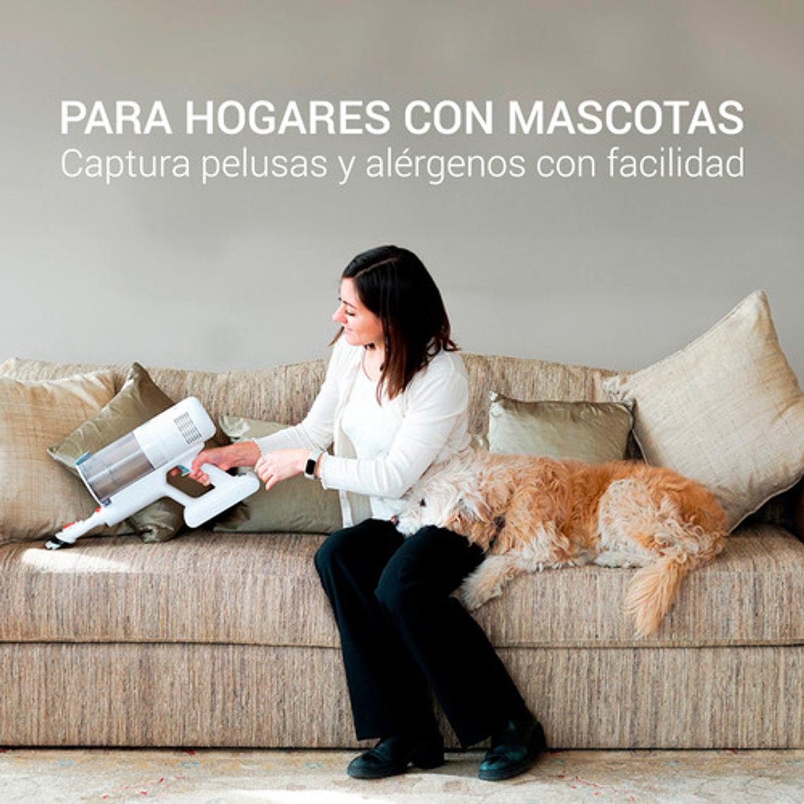 Aspiradora Inalámbrica Osoji D300 250w Blanco 2