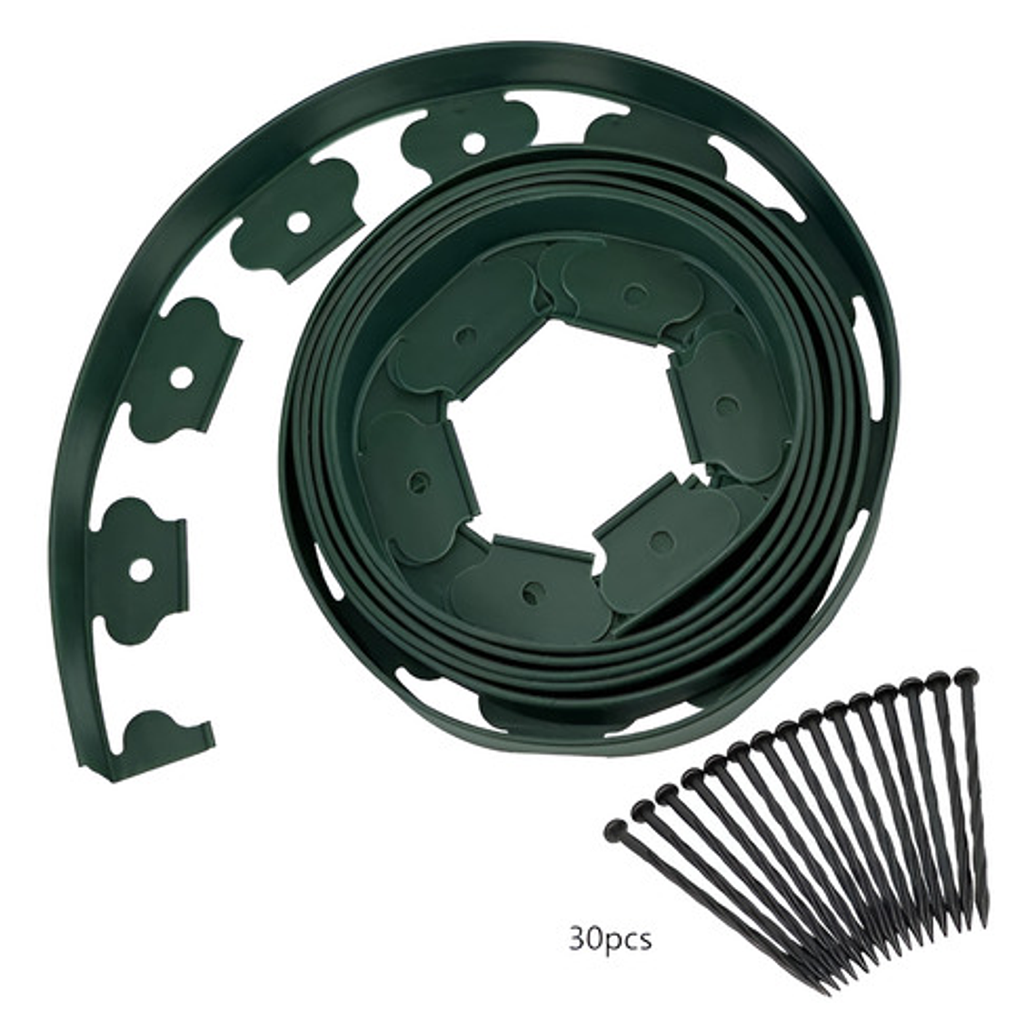 Limitador De Jardín Separador De Césped Verde O Negro 10m 1