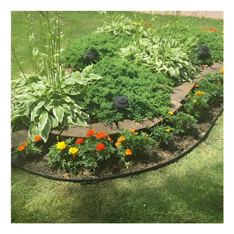 Limitador De Jardín Separador De Césped Verde O Negro 10m 2