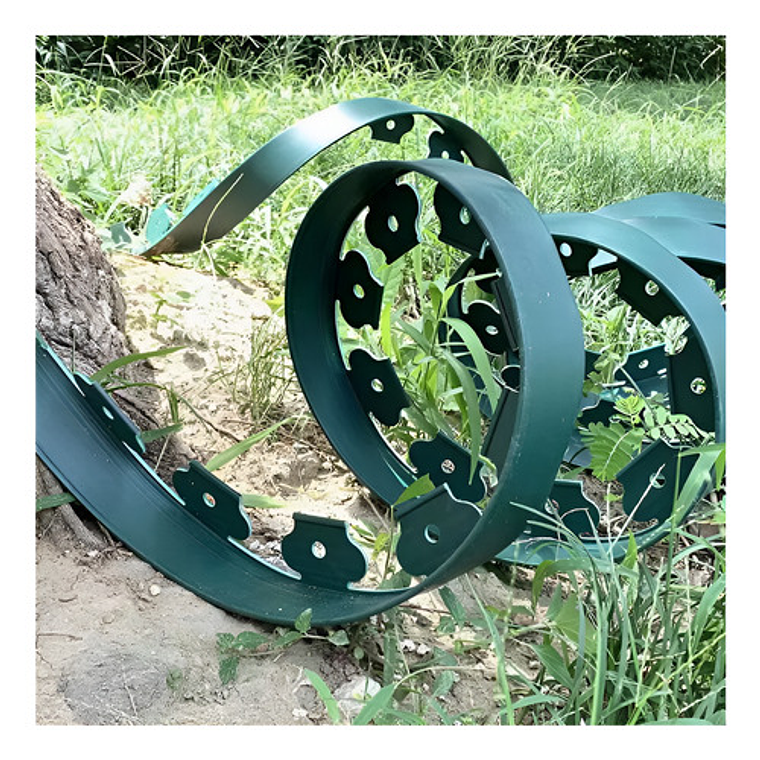 Limitador De Jardín Separador De Césped Verde O Negro 10m 4