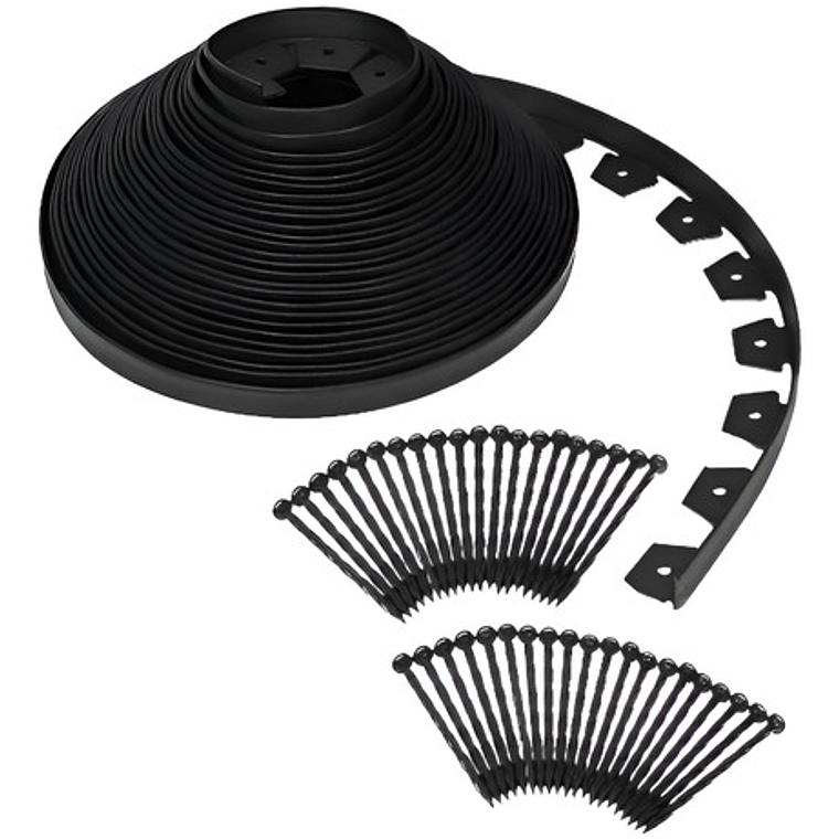 Limitador De Jardín Separador De Césped Verde O Negro 10m 7