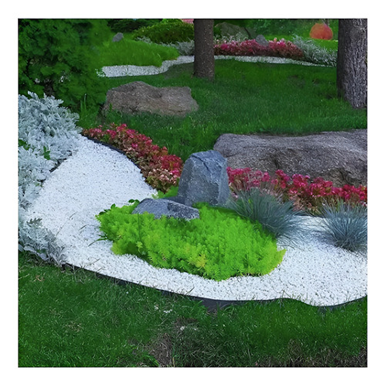 Limitador De Jardín Separador De Césped Verde O Negro 10m 8