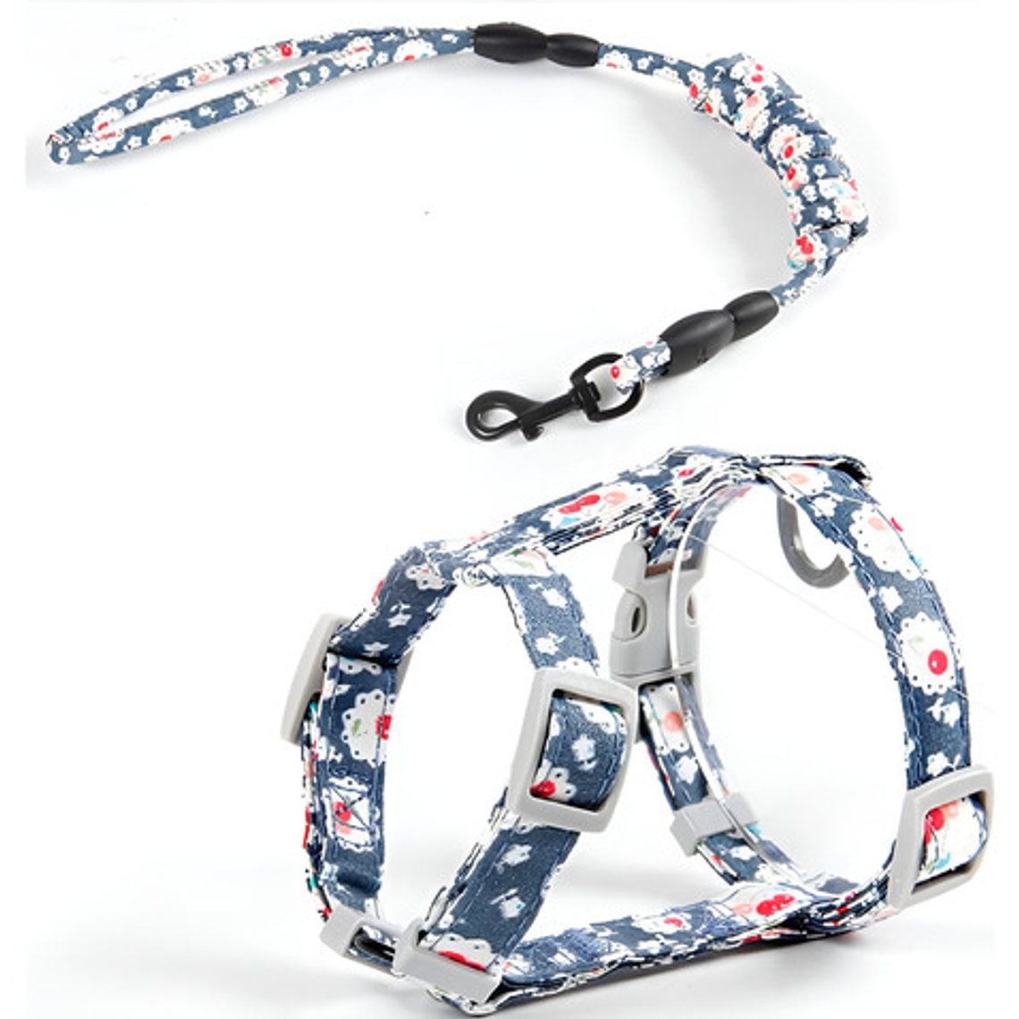 Traílla De Cordón Gato + Arnés Tipo H Wondercat Original 4