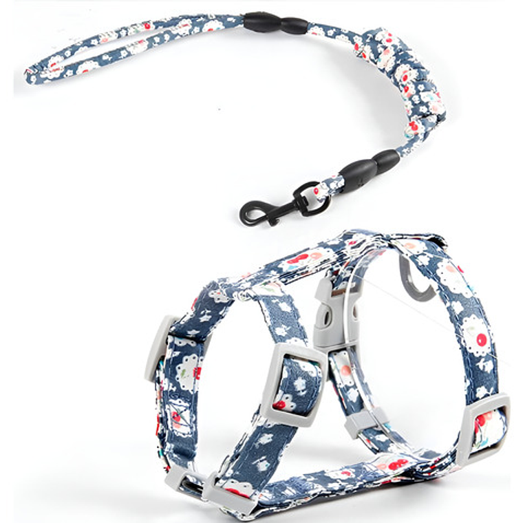 Traílla De Cordón Gato + Arnés Tipo H Wondercat Original 4