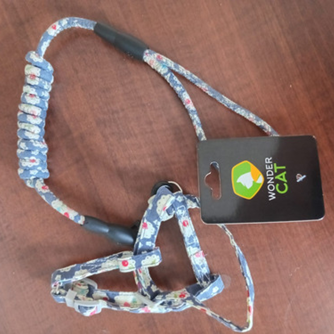 Traílla De Cordón Gato + Arnés Tipo H Wondercat Original 5