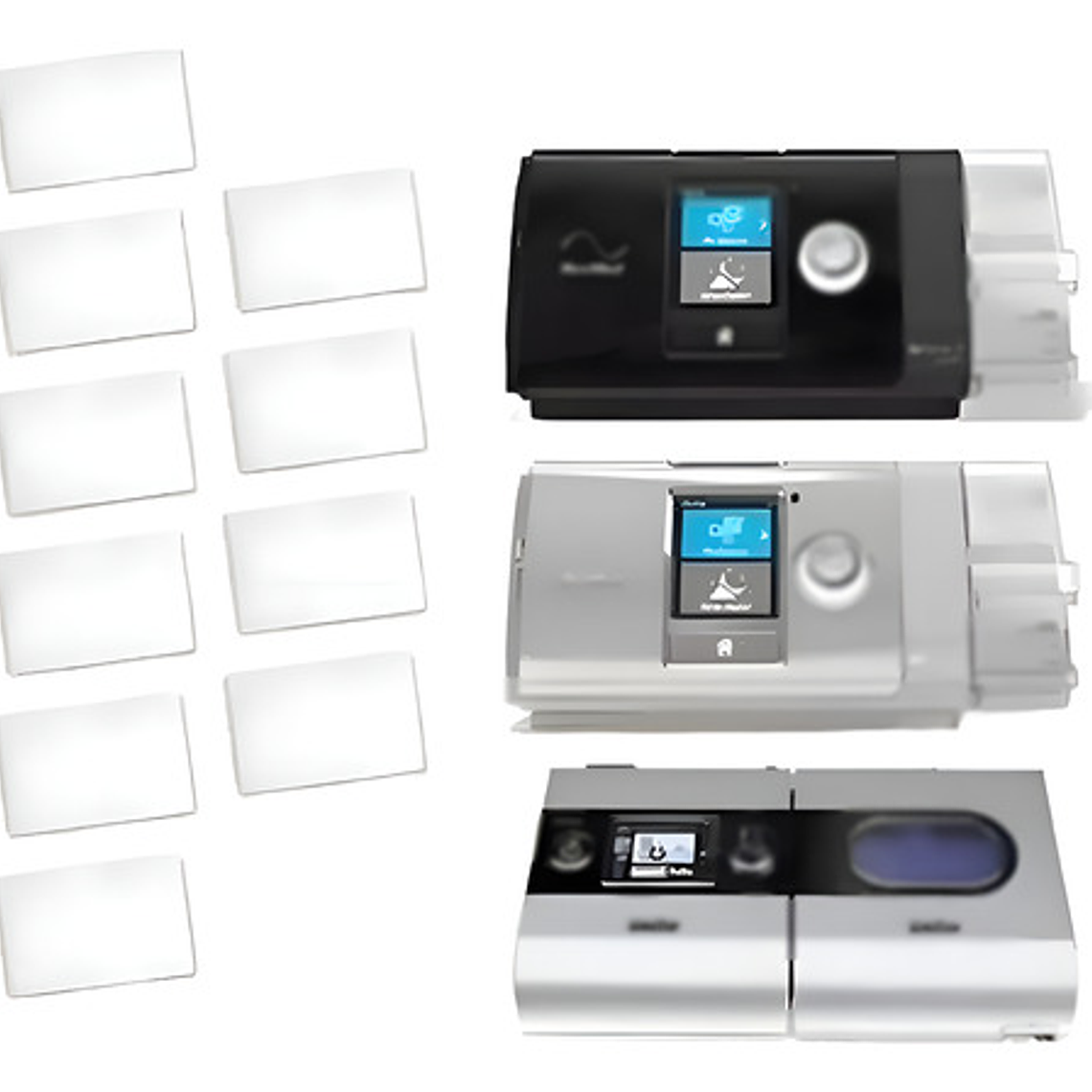10x Filtros Para Cpap Resmed Airsense 10 Y Aircurve 10 A S9 1