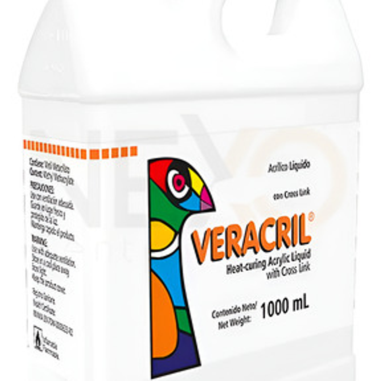 Monómero Veracril Autocurado Líquido Dental 1 Litro Premium 1