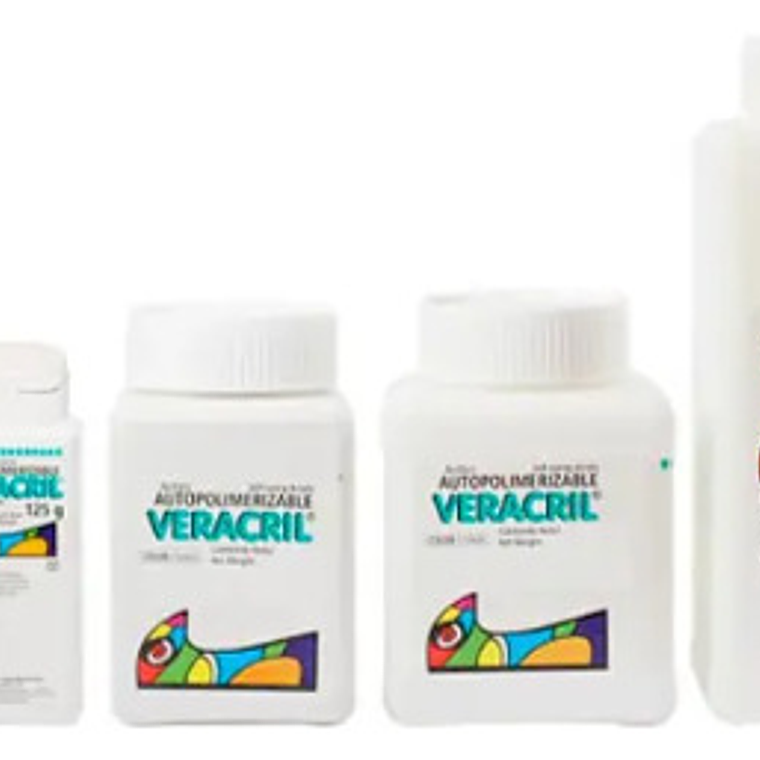 Acrílico Autocurado Veracril Rosado Jdo 250 Gr. Premium 2