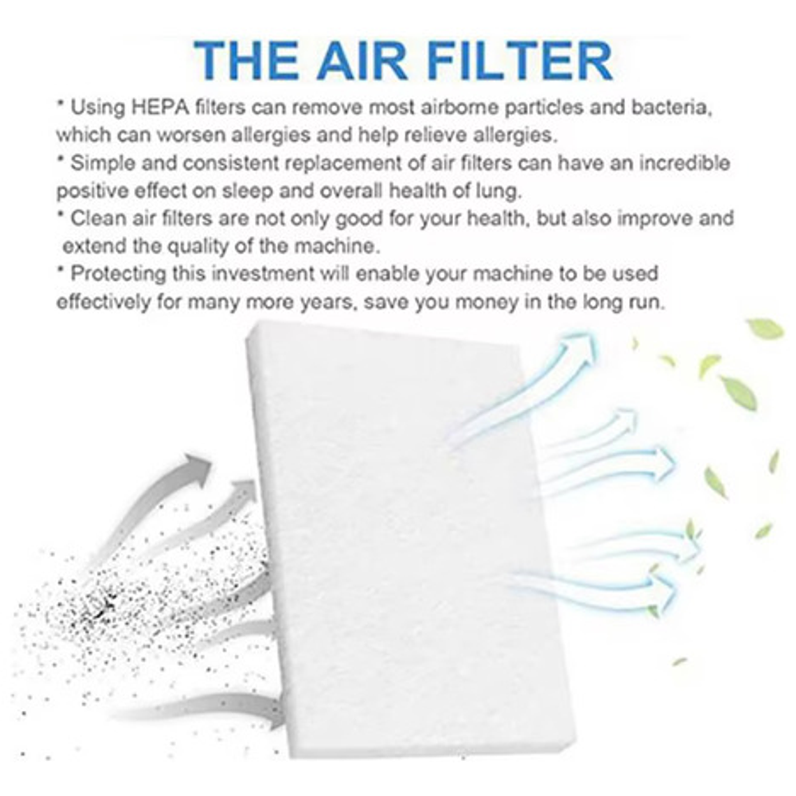 20x Filtros Para Cpap Resmed Airsense 10 Y Aircurve 10 A S9 6