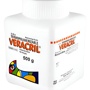 Acrílico Termocurable Veracril Rosado Jdo 500 Gr Termocurado