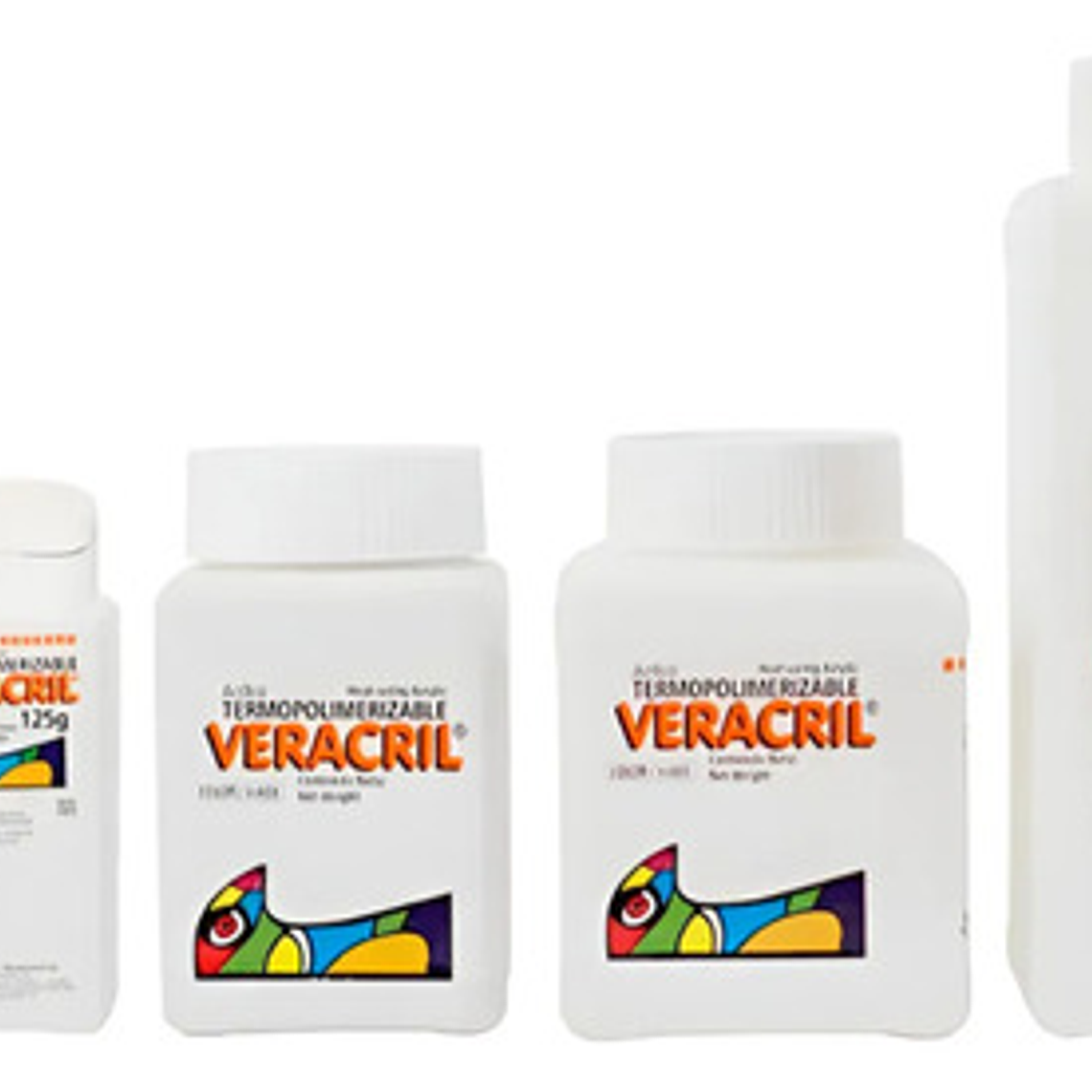 Acrílico Termocurable Veracril Rosado Jdo 500 Gr Termocurado 4