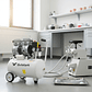 Compresor Dental Libre De Aceite Silencioso 25lts 1hp Prof. - Miniatura 3