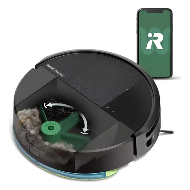 Roomba Combo 205 Aspiradora Y Trapeadora Compacta Suciedad 1
