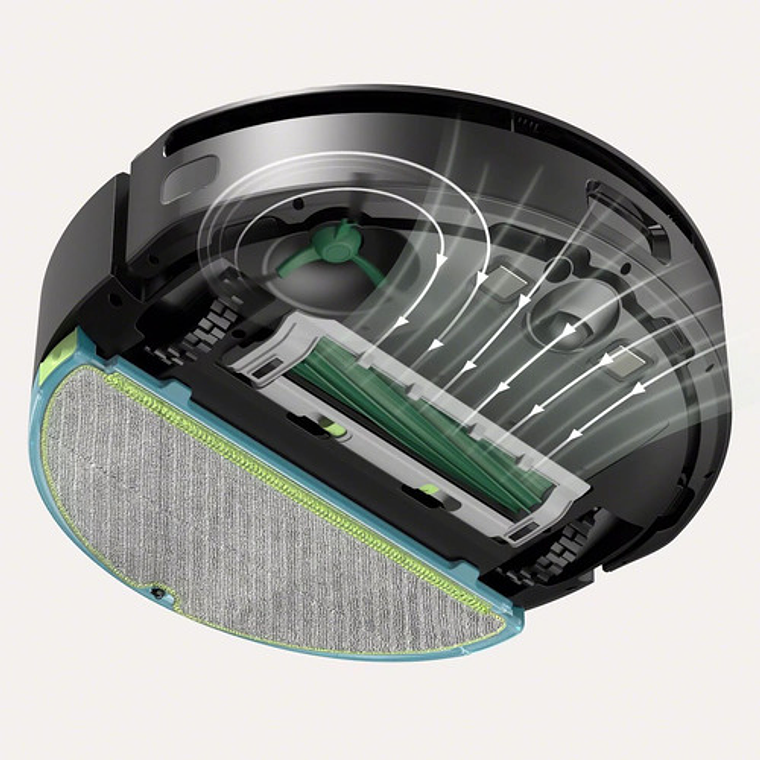 Roomba Combo 205 Aspiradora Y Trapeadora Compacta Suciedad 3