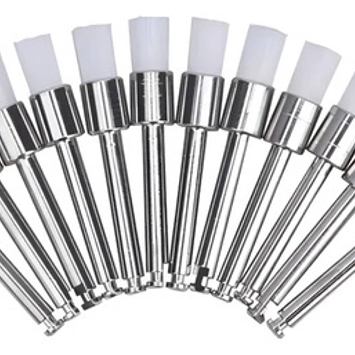 Pack 100 Escobillas Profilaxis Dental Blancas En Caja 3