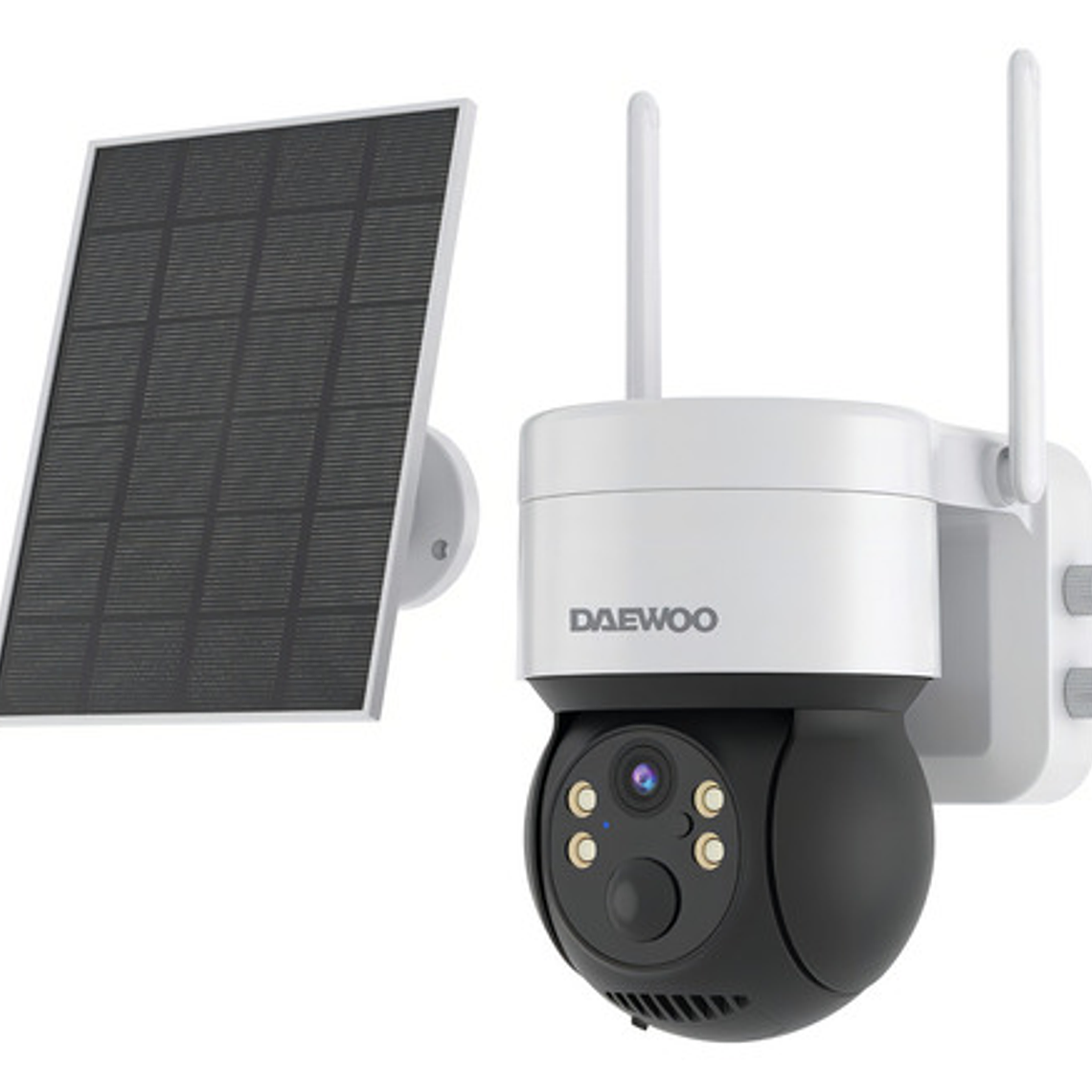 Camara Ip Seguridad Exterior C/panel Solar Daewoo Di-sc43s Color Blanco 1