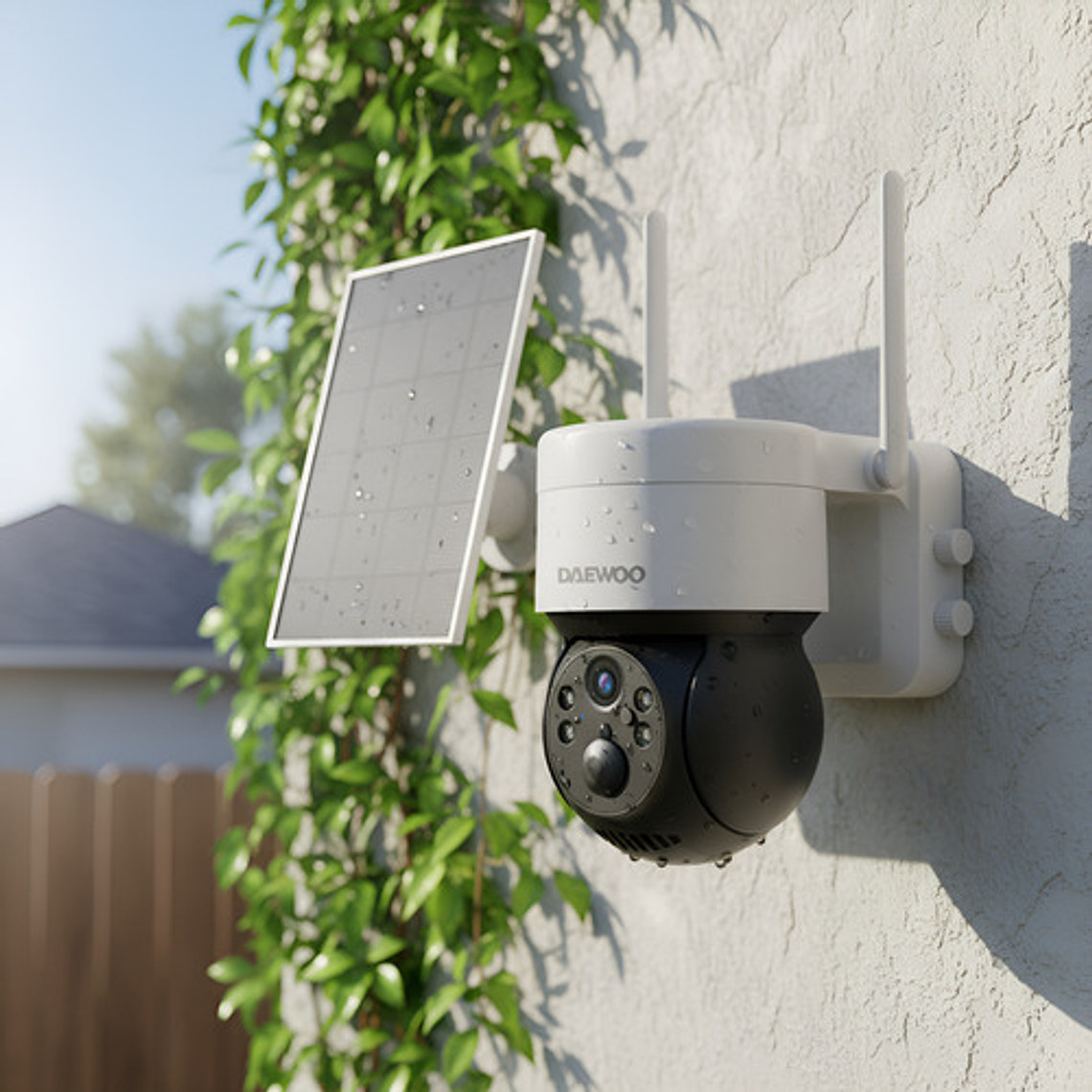 Camara Ip Seguridad Exterior C/panel Solar Daewoo Di-sc43s 2