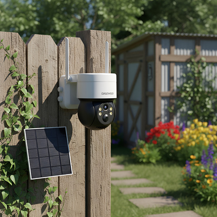 Camara Ip Seguridad Exterior C/panel Solar Daewoo Di-sc43s 3