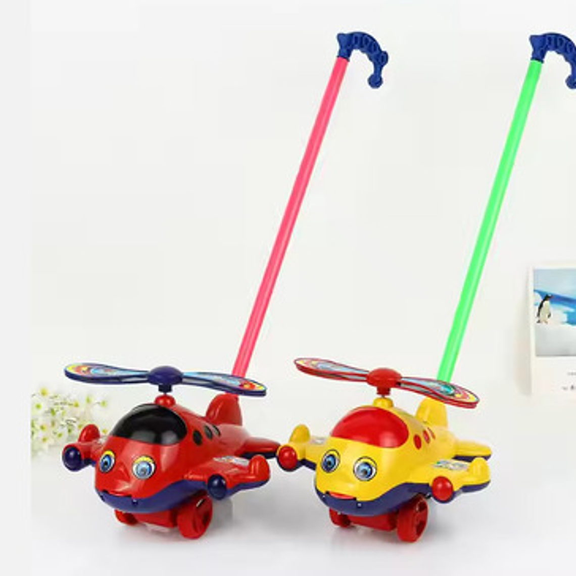 Juguete Caminador Con Ruedas Suena Al Arrastrarlo Niños Bebé 10