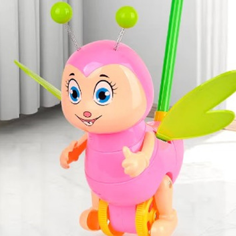 Juguete Caminador Con Ruedas Suena Al Arrastrarlo Niños Bebé 24