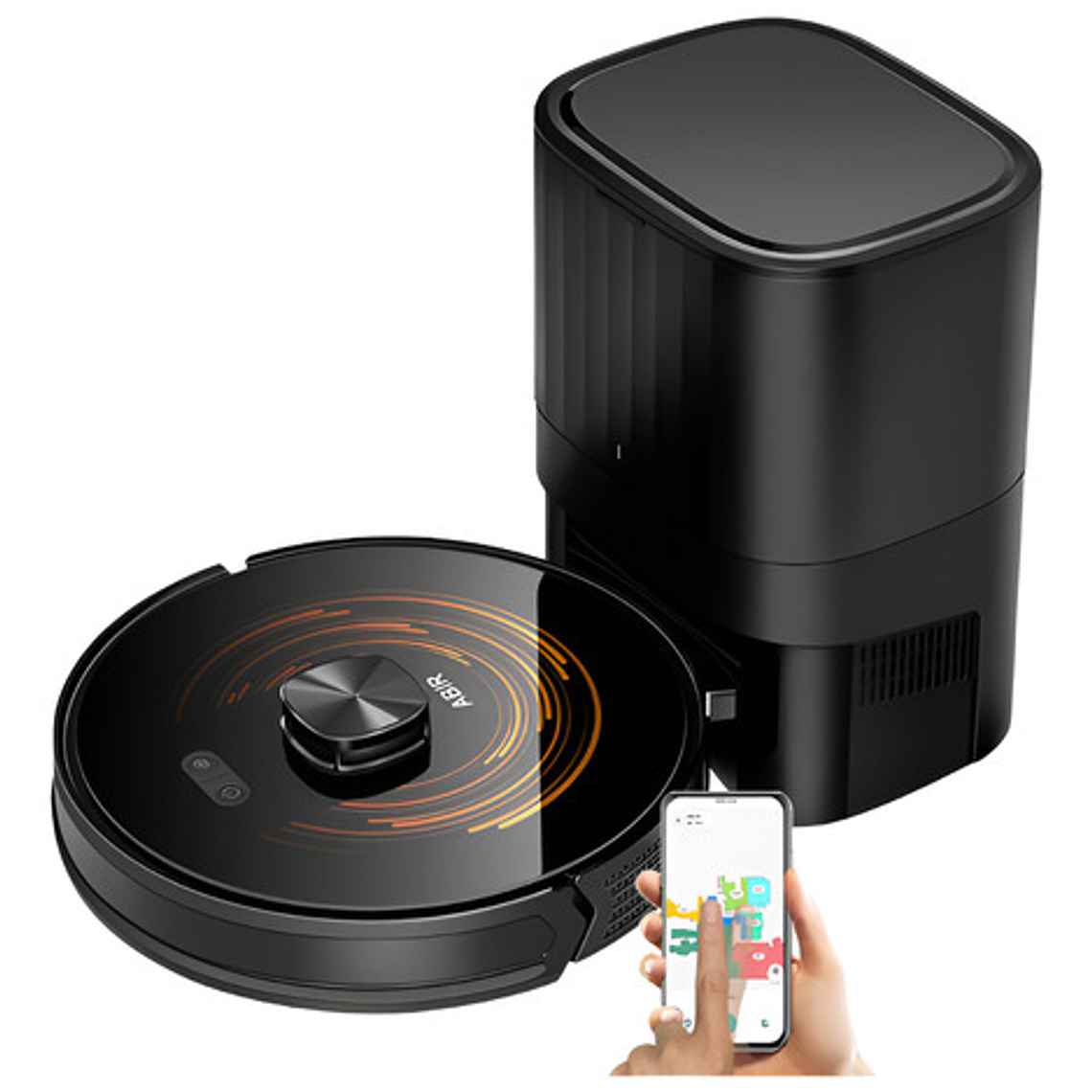 Robot Aspiradora Y Trapeado Autovaciado Dual 6500pa Uv Alexa 1