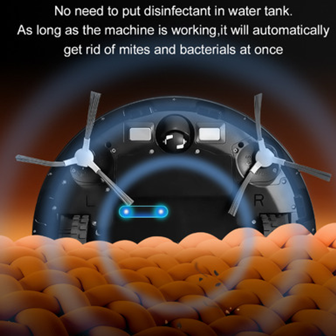 Robot Aspiradora Y Trapeado Autovaciado Dual 6500pa Uv Alexa 7