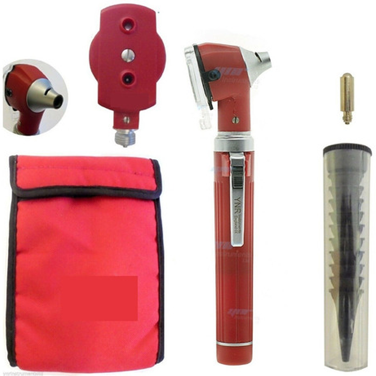 Otoscopio Y Oftalmoscopio Set Medico Reflejo Santiago Full 21