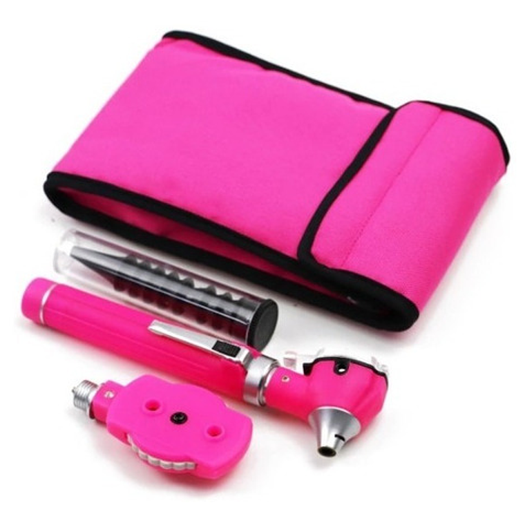 Otoscopio Y Oftalmoscopio Set Medico Reflejo Santiago Full 27