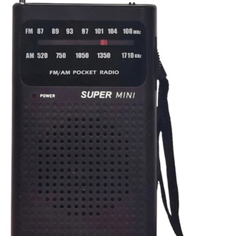 Radio De Bolsillo 2 Banda Am/fm Negro Daewoo Di-213 1