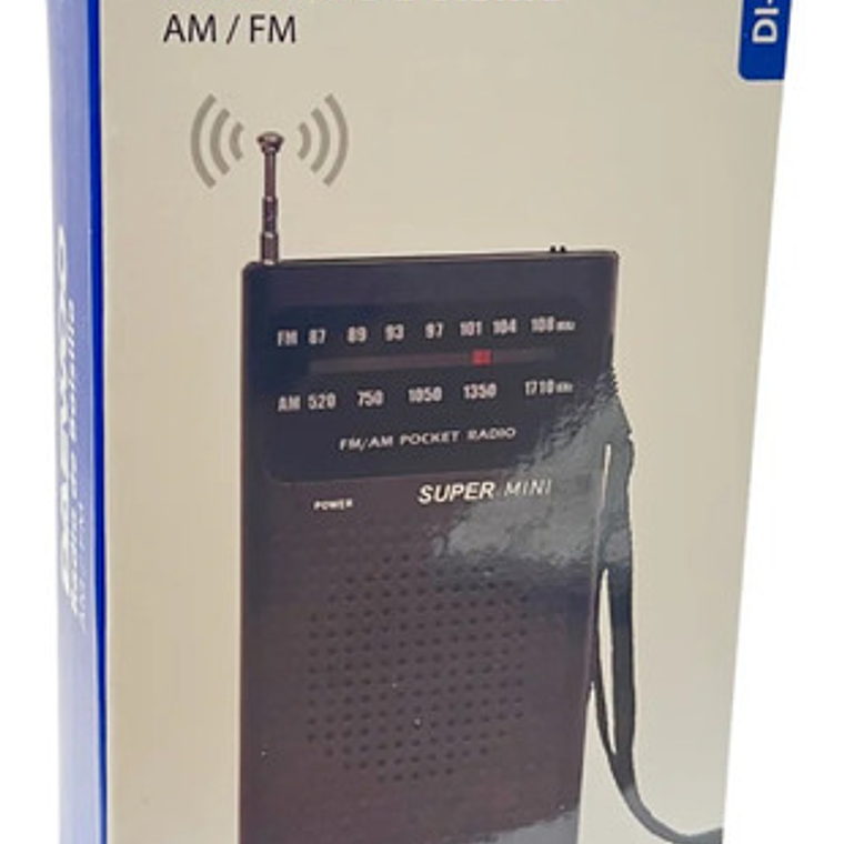 Radio De Bolsillo 2 Banda Am/fm Negro Daewoo Di-213 2