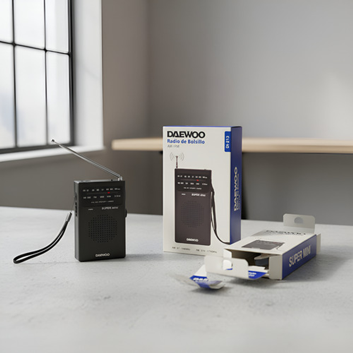Radio De Bolsillo Original Daewoo 2 Bandas Am/fm Di-213 3