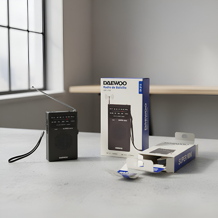 Radio De Bolsillo Original Daewoo 2 Bandas Am/fm Di-213 3