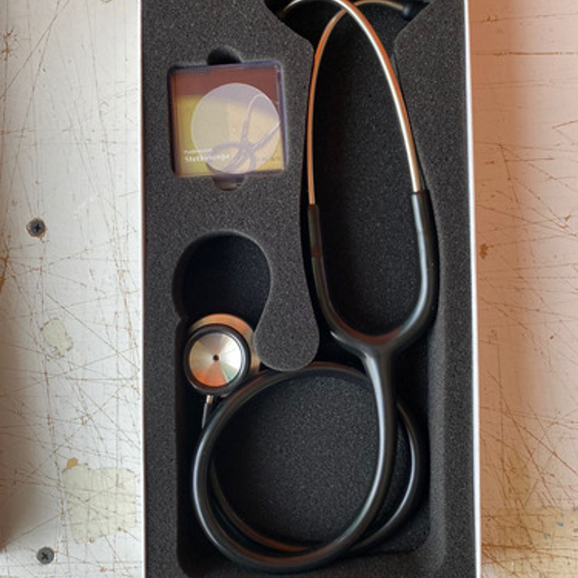 Estetoscopio Dual Premium Estilo Classic Aluminio En Caja 6