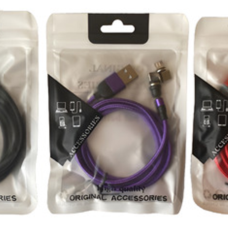 Cable Cargador Rápido Magnético Universal Todos Celulares 2