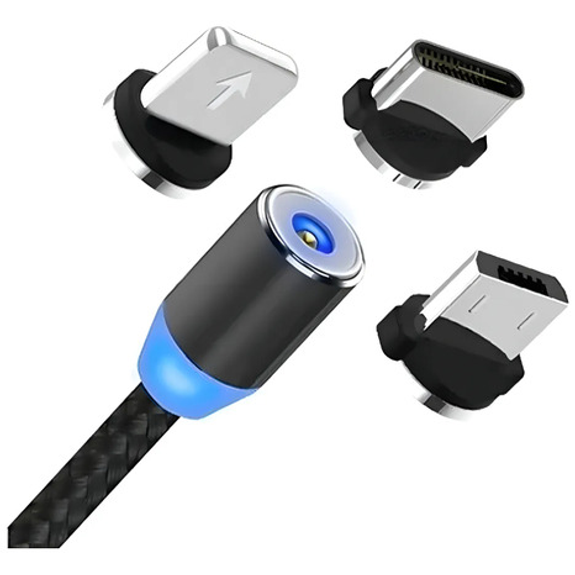 Cable Cargador Rápido Magnético Universal Todos Celulares 15