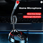 Micrófono De Pie Gamer Portátil Con Swich Flexible Y Macizo - Miniatura 5