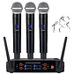 Micrófonos Inalámbricos Profesionales Karaoke Kit 3 Canales - Miniatura 1