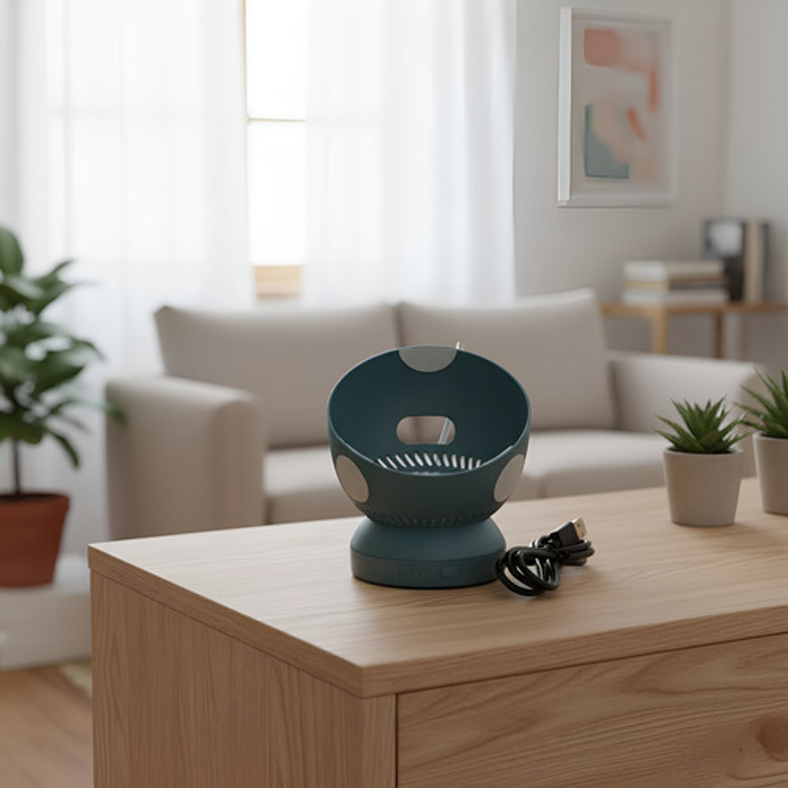 Inalámbrica Recargable Con Echo Dot 4ta. G. Color Azul Modelo 2