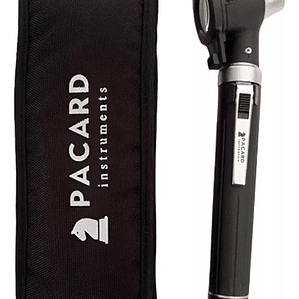 Otoscopio Led Optica +10 Conos Medico Examen Marca Pacard Color Negro