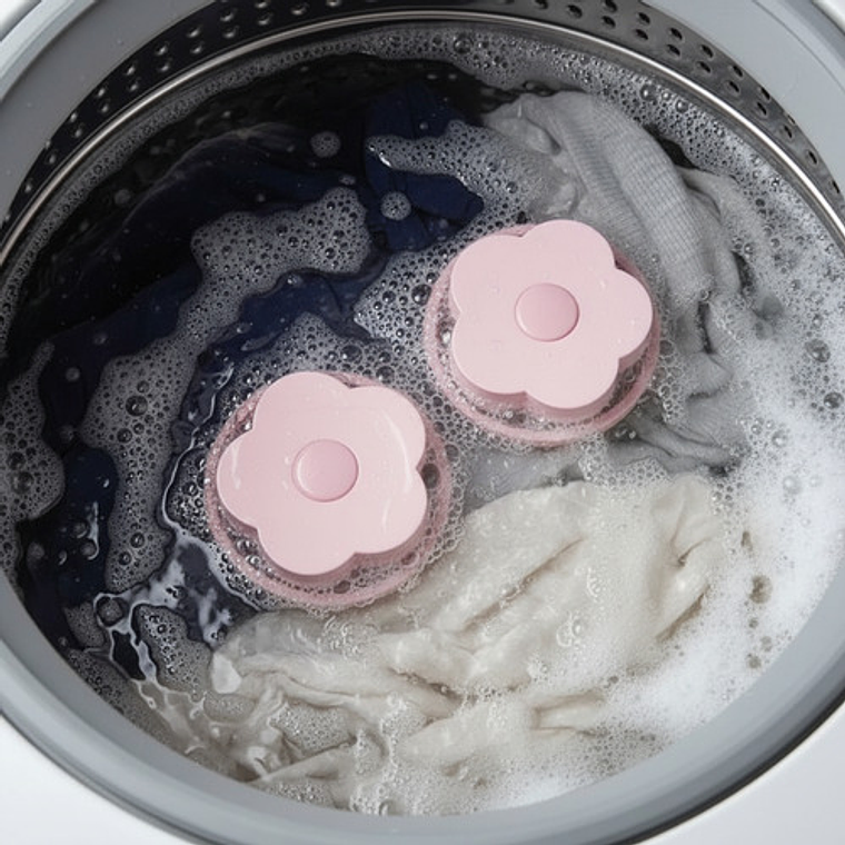 Removedor Quita Pelos Mascotas Lavadora Perros Ropa Sofas Color Rosado 4