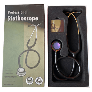 Estetoscopio Dual Premium Negro Tornasol Edición Especial