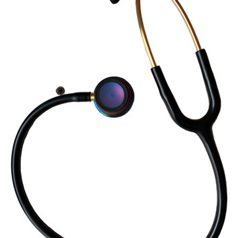 Estetoscopio Dual Premium Negro Tornasol Edición Especial 2