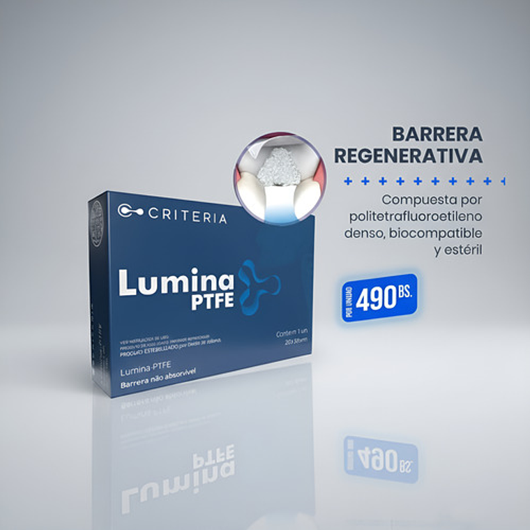 Lumina Ptfe Membrana Dental Regeneración Osea Criteria 10x20 2