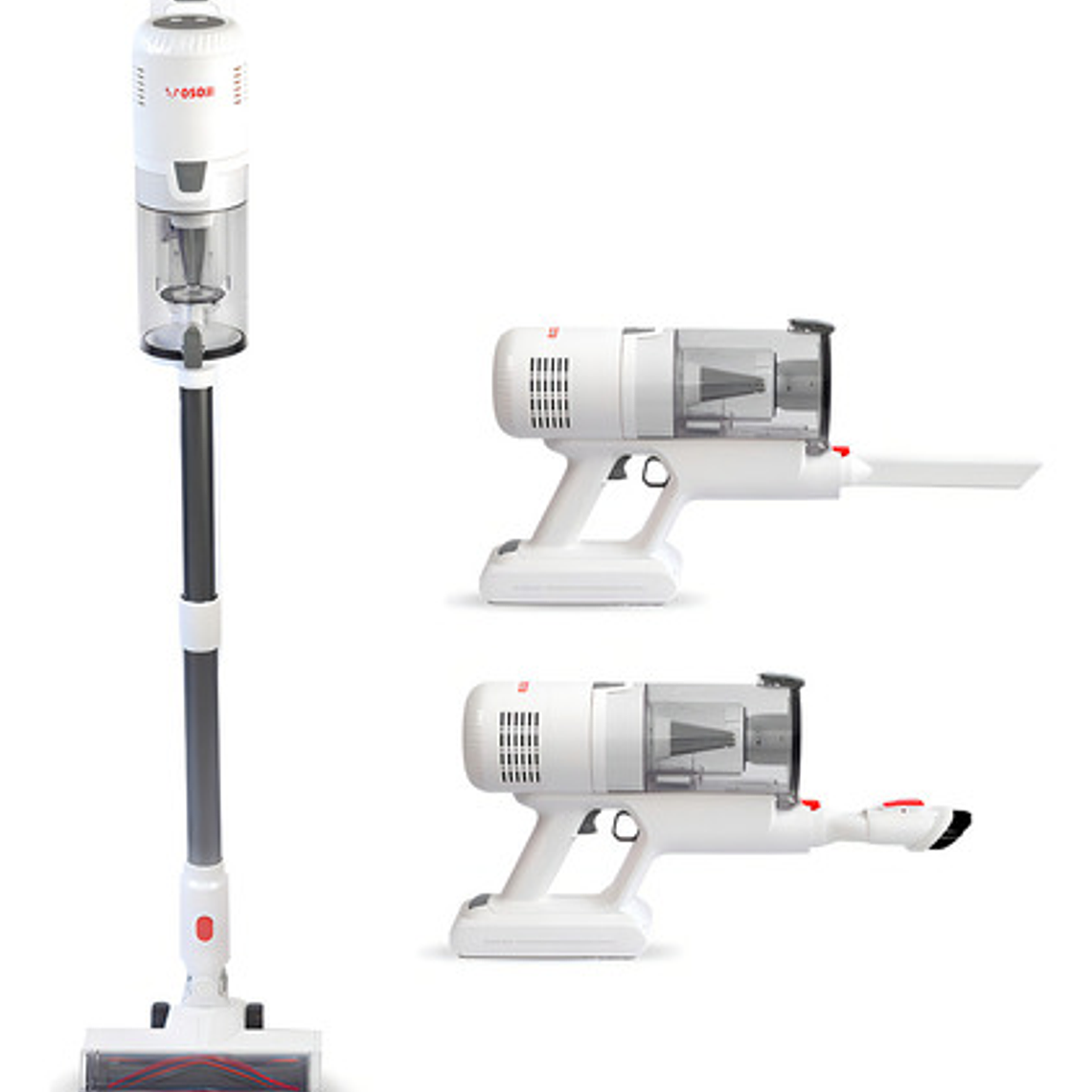 Aspiradora Inalámbrica Osoji D300 Plus 650w Color Blanco 1