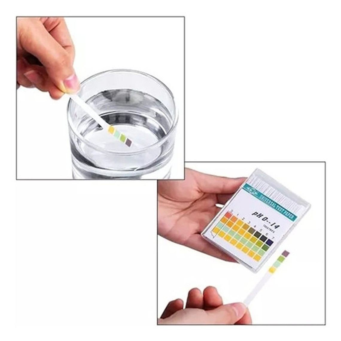 Tiras Reactivas Ph Oraab Medición Acidez/alcalinidad Cuerpo Agua 0-14 100pcs 3