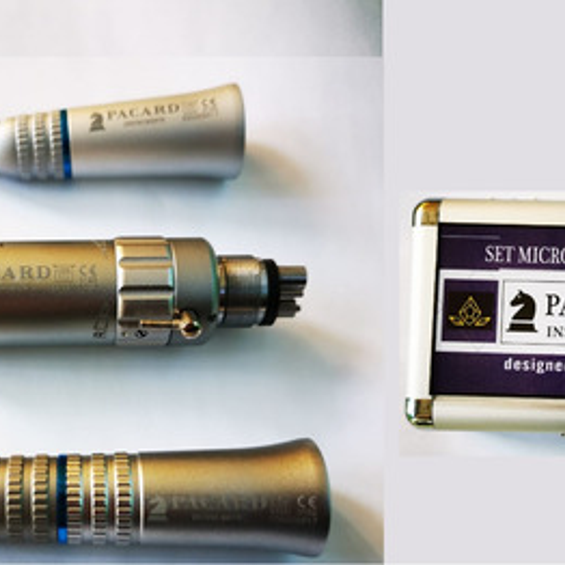 Micromotor Set Completo 4h Original Pacard En Caja Aluminio 3