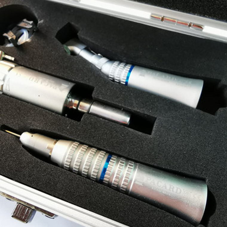 Micromotor Set Completo 4h Original Pacard En Caja Aluminio 8