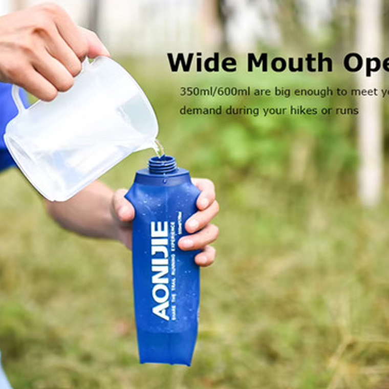 Botella De Agua Plegable Running 350cc Original Pacard 9