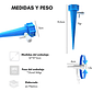 Estacas Riego Goteo Tlt Celeste 12 Uds Ajustable Para Botellas - Miniatura 5